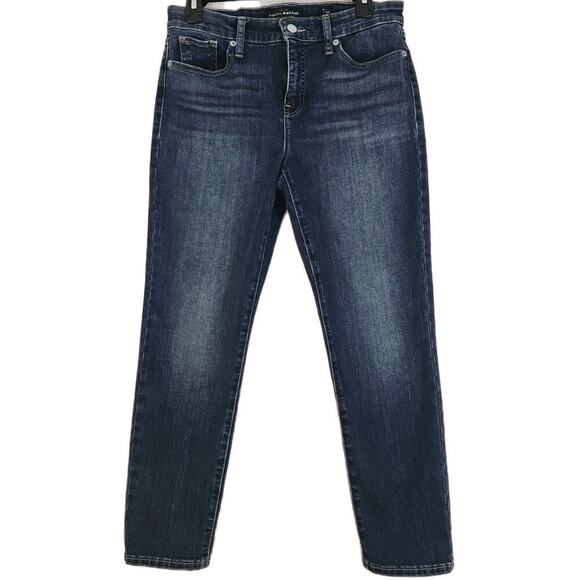 Lucky Brand ~Woman Size 8/29~ Blue AVA CROP Jeans Pockets, Logo. - Picture 5 of 16